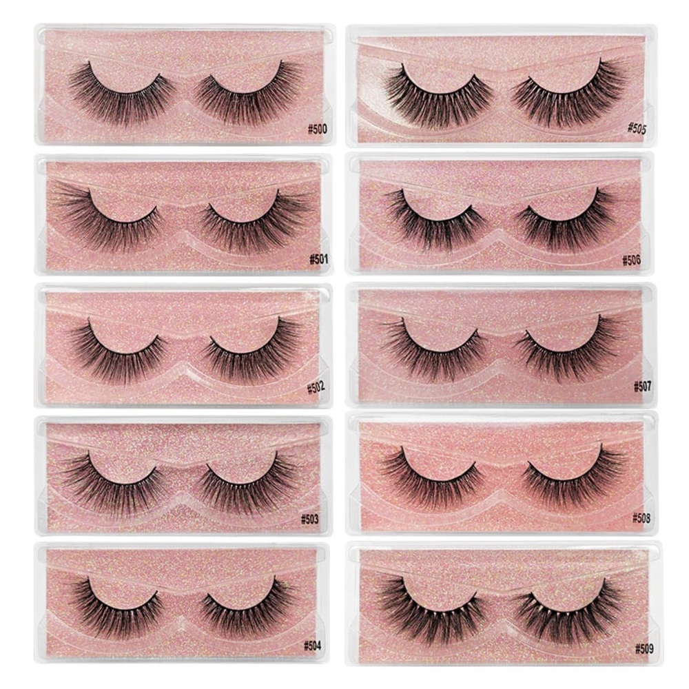 🍒💋 3D Mink False Eyelashes (1 pair) - Picture 2 of 13
